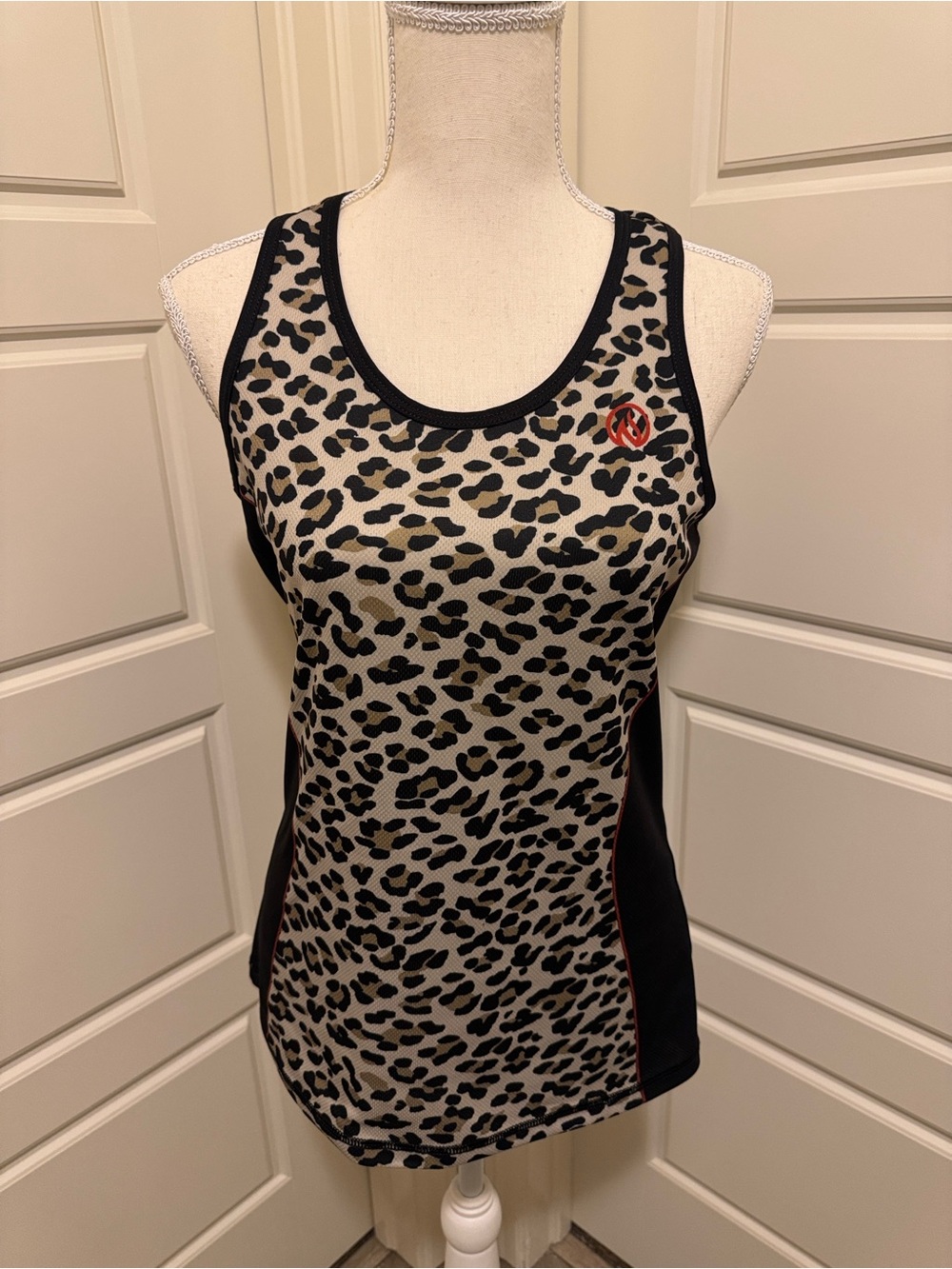 InknBurn Leopard Print Athletic Tank Top